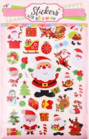 Набір наліпок новорічний дизайн 19*30см Malevaro