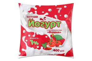 Йогурт 7 400 г 1 % п/е Вишня