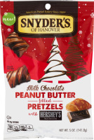 Snyder's of Hanover Milk Chocolate Peanut Butter Filled Pretzels with Hershey's Milk Chocolate