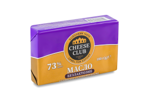 Масло сладкосливочное 73% безлактозное Крестьянское Cheese Club м/у 180г