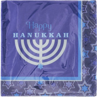 Hallmark Party Napkins 2 Ply Happy Hanukkah - 16 CT