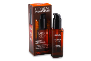 Масло для ухода за бородой и кожей лица Barber Club Men Expert L'Oreal 30мл