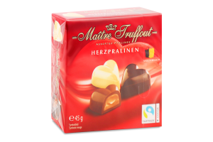 Цукерки Міні сердечка асорті 45г Метр Трюффо