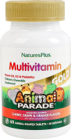 Добавка дієтична таблетки жувальні у формі тварин Multivitamin Animal parade NaturesPlus 60шт
