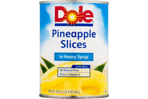 Dole Pineapple Slices in Heavy Syrup