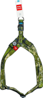 Шлея д/собак Мілітарі з QR паспортом пластиковий фастекс р.L 25мм А/В60-90см 332-4026 ВауДог