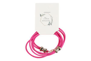 Резинка для волос двойная ТОВ Южпромгруп 3шт в ассорт