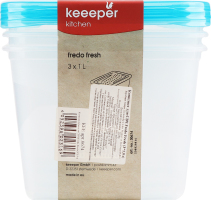 Н-р емкостей д/СВЧ Keeeper Fredo Fresh прям 3*1л
