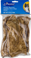 Companion Rawhide Chew Chips for Dogs Chicken Flavored