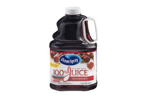 Ocean Spray 100% Juice No Sugar Added Cranberry