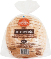 Хліб нарізний із пшеничного борошна подовий Пшеничний Рум’янець м/у 600г