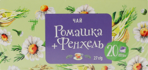 Чай Ромашка + Фенхель 7 к/у 20шт
