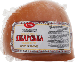 Колбаса вареная Докторская Безлюдівський м'ясокомбінат в/с кг