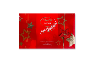 Конфеты молочные Xmas Present Lindor Lindt к/у 200г
