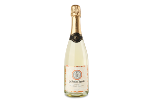 Вино ігристе Мускат біле н/сухе безалкогольне 0,75л Ле Петі Шавін