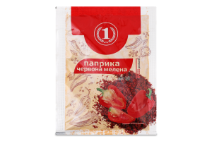 Паприка красная молотая ТМ "1" м/у 20г