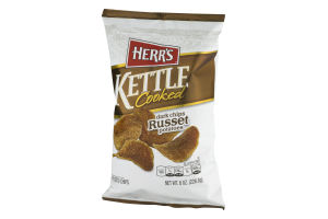 Herr's Kettle Cooked Potato Chips Dark Russet Potatoes