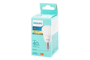Лампа світлодіодна 40W Е14 470lm 2700K №9290035465 LED Philips 1шт