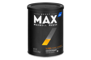 Maxwell House MAX Boost Ground Coffee Medium Roast