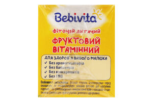 Фиточай для детей от 6мес фруктовый витаминный Bebivita 20х1.5г