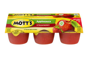 Mott's Applesauce Strawberry - 6 CT