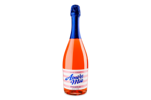 Вино ігристе Amore Mio Fragola 0,75л 6,5% сол/рож И180
