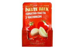 Паста томатная 25% с чесноком Paste mix Pripravka д/п 70г