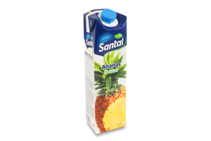 Нектар відновлений пастеризований ананасовий Santal т/п 1л
