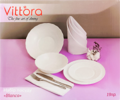 Набір посуду Blanco 19предметів Vittora