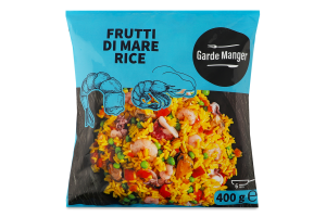 Рис глубокої заморозки с морепродуктами Frutti di mare rice Garde Manger м/у 400г