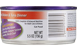 Friskies Plus+ Cat Food Classic Pate Chicken & Tuna