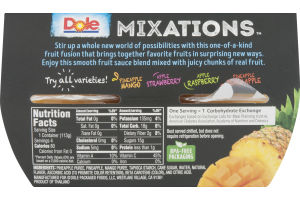 Dole Mixations Fruit Cups Pineapple Mango - 4 CT