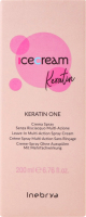 Спрей многофункциональный с кератином 15в1 Keratin Ice cream Inebrya 200мл