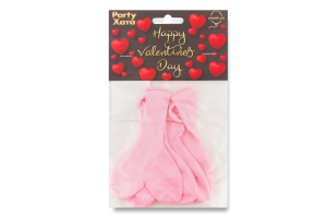 Набір кульок латексних Рожеве серце 25см 4шт Паті Хата