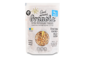 Сніданок сухий запечений Гранола з кокосом Good morning, Granola д/п 330г