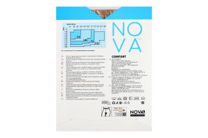 Колготки жіночі Nova Comfort 40 бежевий р.3