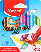 Мел Maped Color peps восковой 12цв