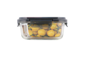 Контейнер для зберігання з кришкою 1.2л 175х175х65мм №29-298-024 Artglas Krauff 1шт