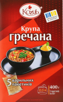 Крупа гречана 5*80г коробка Kozub