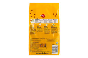 Корм сухой полнорационный для взрослых собак малых пород Mini С говядиной и овощами Pedigree м/у 1.4кг