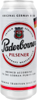 Пиво 0.5л 4.8% світле фільтроване солодове пастеризоване Pilsener Paderborner з/б