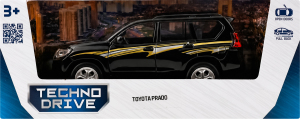 Іграшка Автомодель Toyota Prado чорний TechnoDrive