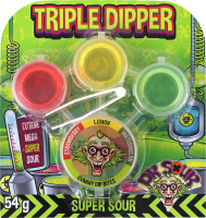Цукерки желейні з кондитерським гелем Triple dipper Dr. Sour п/у 54г