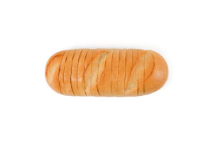 Батон нарізний із пшеничного борошна Звичний Рум'янець м/у 400г