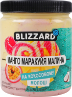 Мороженое сорбет на кокосовом молоке Манго-маракуйя-малина Blizzard п/б 270г