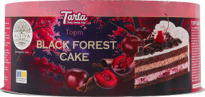 Торт бісквітний Black forest cake Tarta к/у 450г