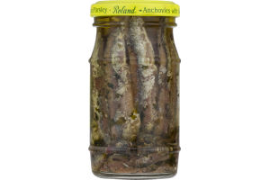 Roland Silverskin Anchovies In Olive OIl