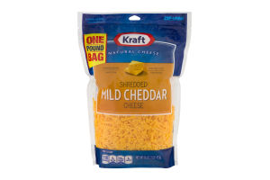 Kraft Natural Cheese Shredded Cheese Mild Cheddar
