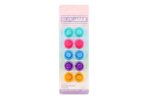 Комплект магнітів Pastel 20мм 10шт Buromax