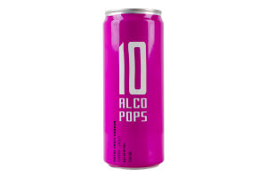 Напій зброджений 330мл 10% газований Cherry-сhilli 10 Alco Pops з/б